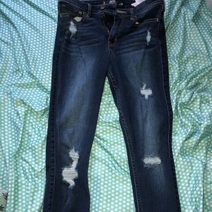 Hollister Super Skinny High-Rise Dark Wash Jeans